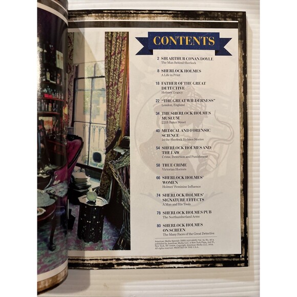 Sherlock Holmes Book: Creating, The Mysterious World, Curious Minds, Magazine - Picture 9 of 14